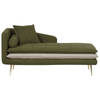 Beliani GONESSE - Chaise longue-Groen-Polyester