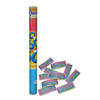 Funny Fashion confetti shooter/kanon - verjaardag 60 jaar - papier - multi kleuren - 59 cm - Confetti