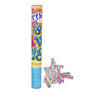 Funny Fashion confetti shooter/kanon - verjaardag 18 jaar - papier - multi kleuren - 40 cm - Confetti