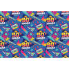 Fiestas Guirca Feest tafelkleed foute 90s party - 137 x 274 cm - papier - Jaren 90 thema feest versiering - Feesttafelkl