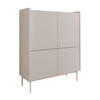 Meubella Dressoir Livako - Beige - 103 cm