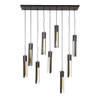 Hoyz Collection - Hanglamp 5+4 Tube - Artic Zwart