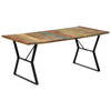 vidaXL Eettafel 180x90x76 cm massief gerecycled hout