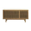 Giga Living - Dressoir Naturel Eikenhout - 3-Deuren - 143x45x70cm - Tiber