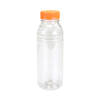 Fles Transparant Pet 330 cc + Oranje Dop (180 stuks)