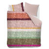 Oilily dekbedovertrek Blooming Stripe - Multi - Lits-jumeaux XL 260x200/220 cm