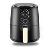 HGMD Airfryer XL - 5 Liter - Analoog - 1500W - 80 tot 200°C - Zwart - Heteluchtfriteuse - Airfryer oven - Heteluchtoven