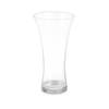 Giftdecor Bloemenvaas klassiek - transparant glas - D17 x H37 cm - trompet model - boeketvaas - Vazen