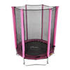 Plum trampoline Junior met veiligheidsnet roze 4ft