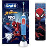 Elektrische tandenborstel - ORAL-B - Kinderen 1 Marvel Spider-Man handvat - 1 opzetborstel - 1 reisetui