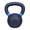 Kettlebell gietijzer - 12 kg - Zwart/Blauw