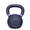 Kettlebell gietijzer - 18 kg - Zwart/Lila