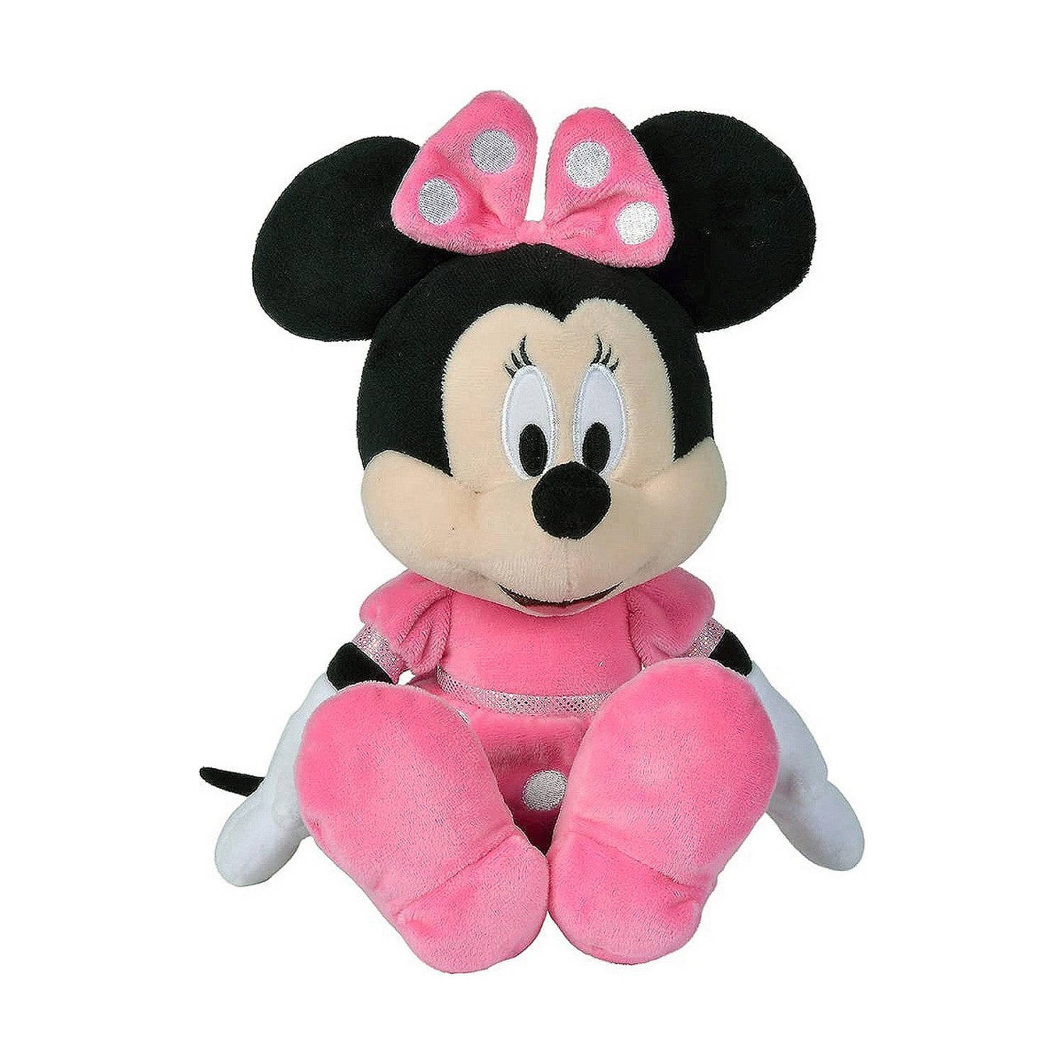 Disney - Minnie Mouse - Hot Pink Dress  - 35 cm - Pluche - Roze - Alle leeftijden - Knuffel