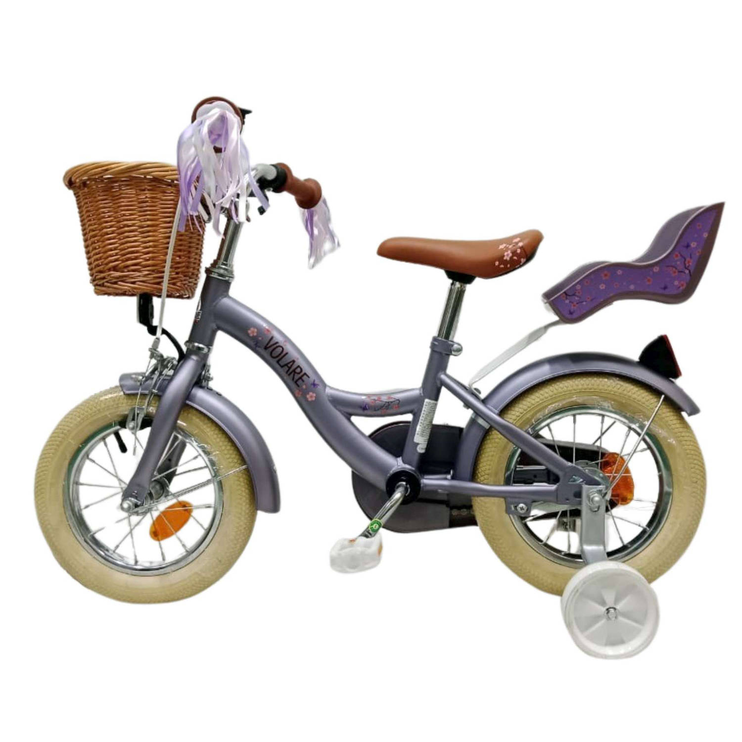 Volare Blossom Fiets - 12 inch - Paars