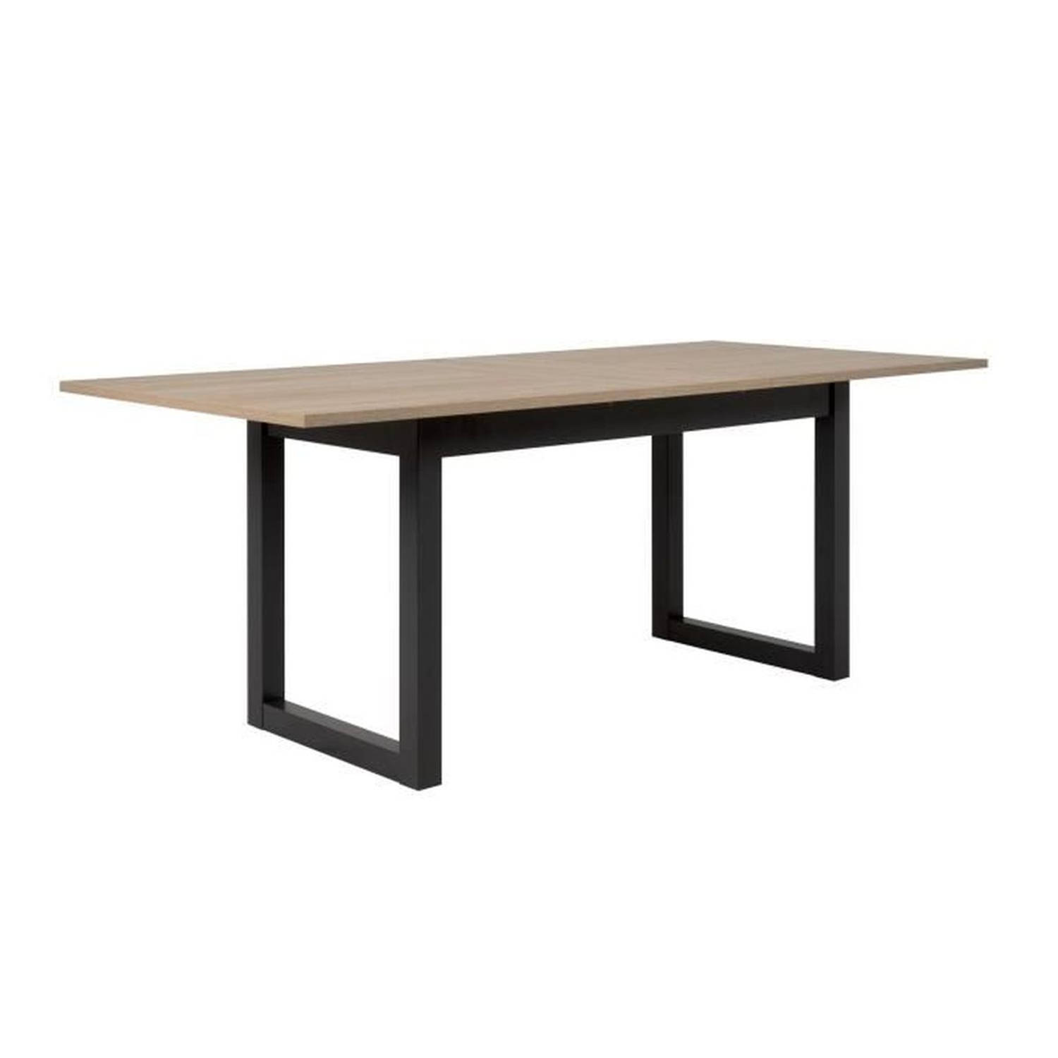 Verlengbare eettafel Damon 160/200x90 - eik/antraciet