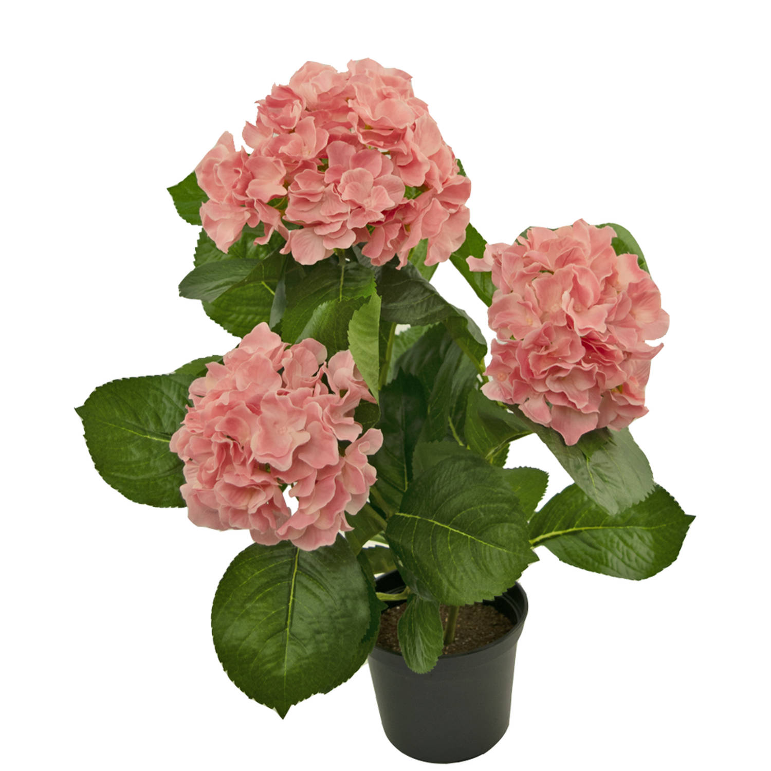 Kunstplant Hortensia Roze 35 cm