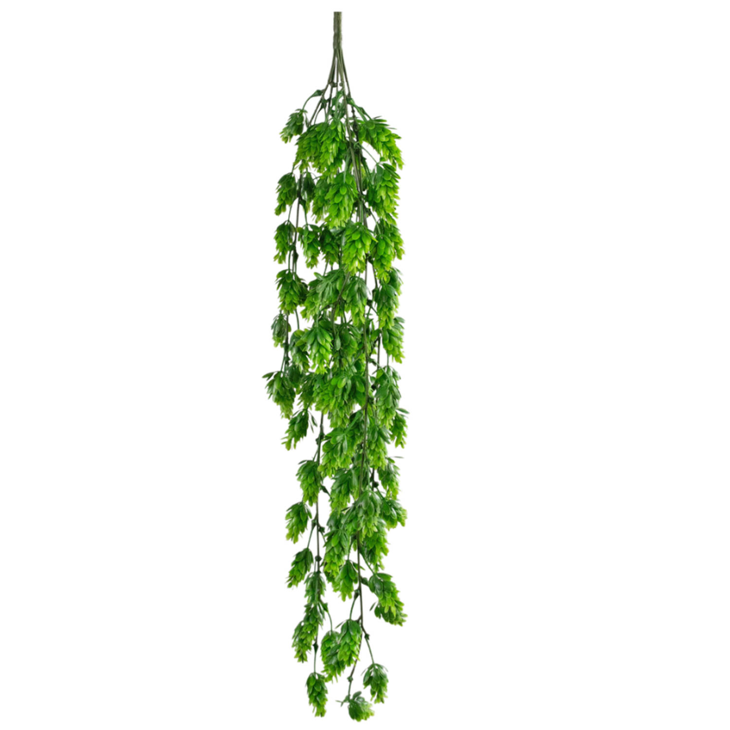 Kunst hangplant Hop 80 cm UV