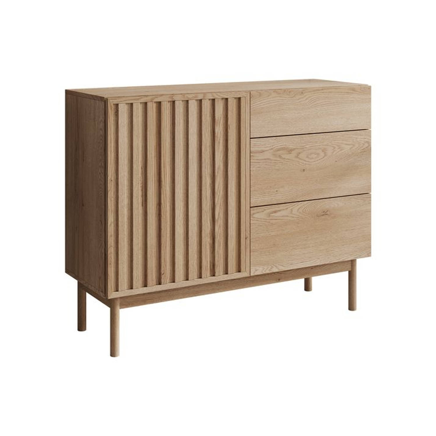 Meubella - Dressoir Storm - Eiken - 106 cm - Met lades