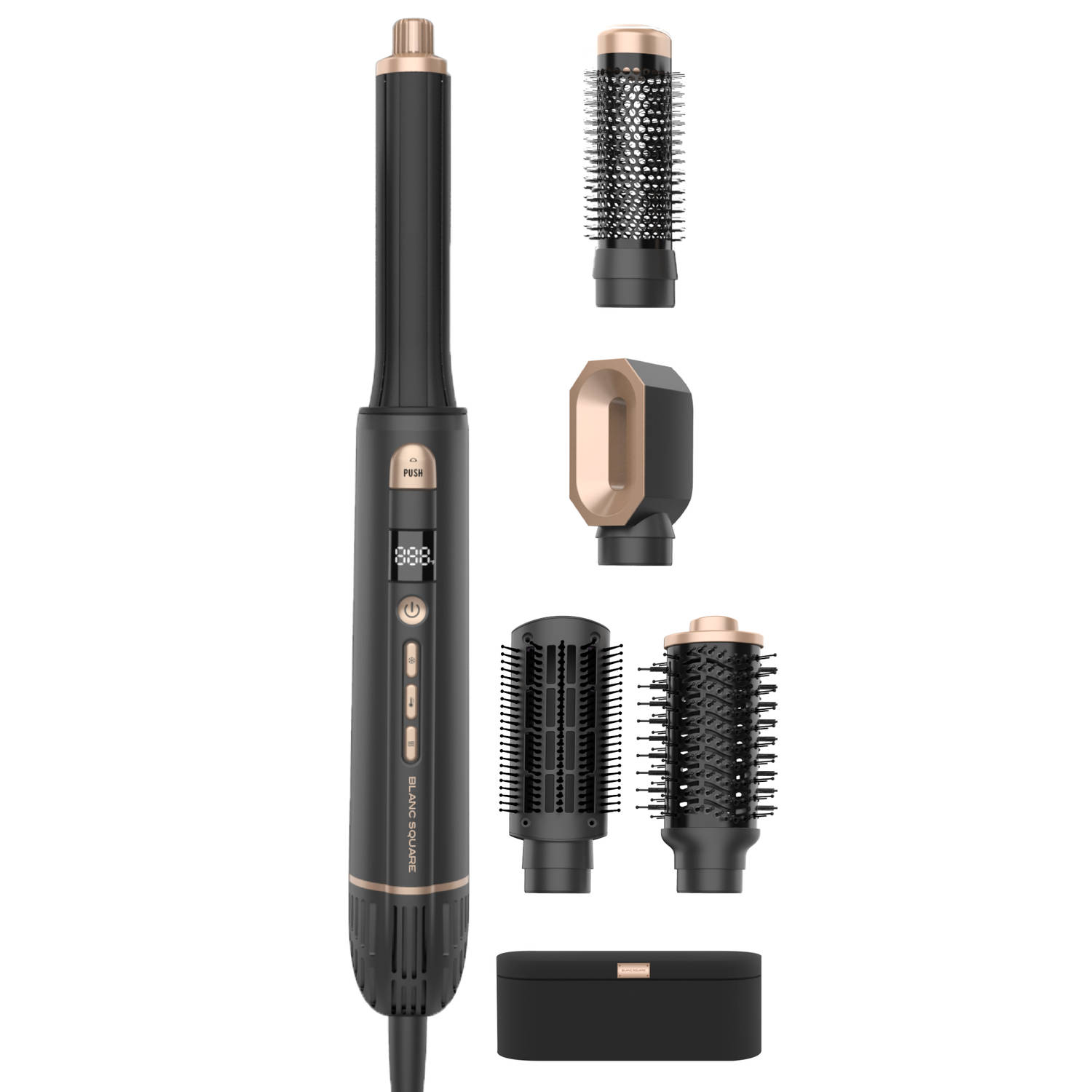 BS® Multistyler krultang 6-in-1 Multistyler Föhn - Haarstyler - Met Coldshot - Hairwrap Föhnborstel - Haardroger - Krulborstel en Stijlborstel