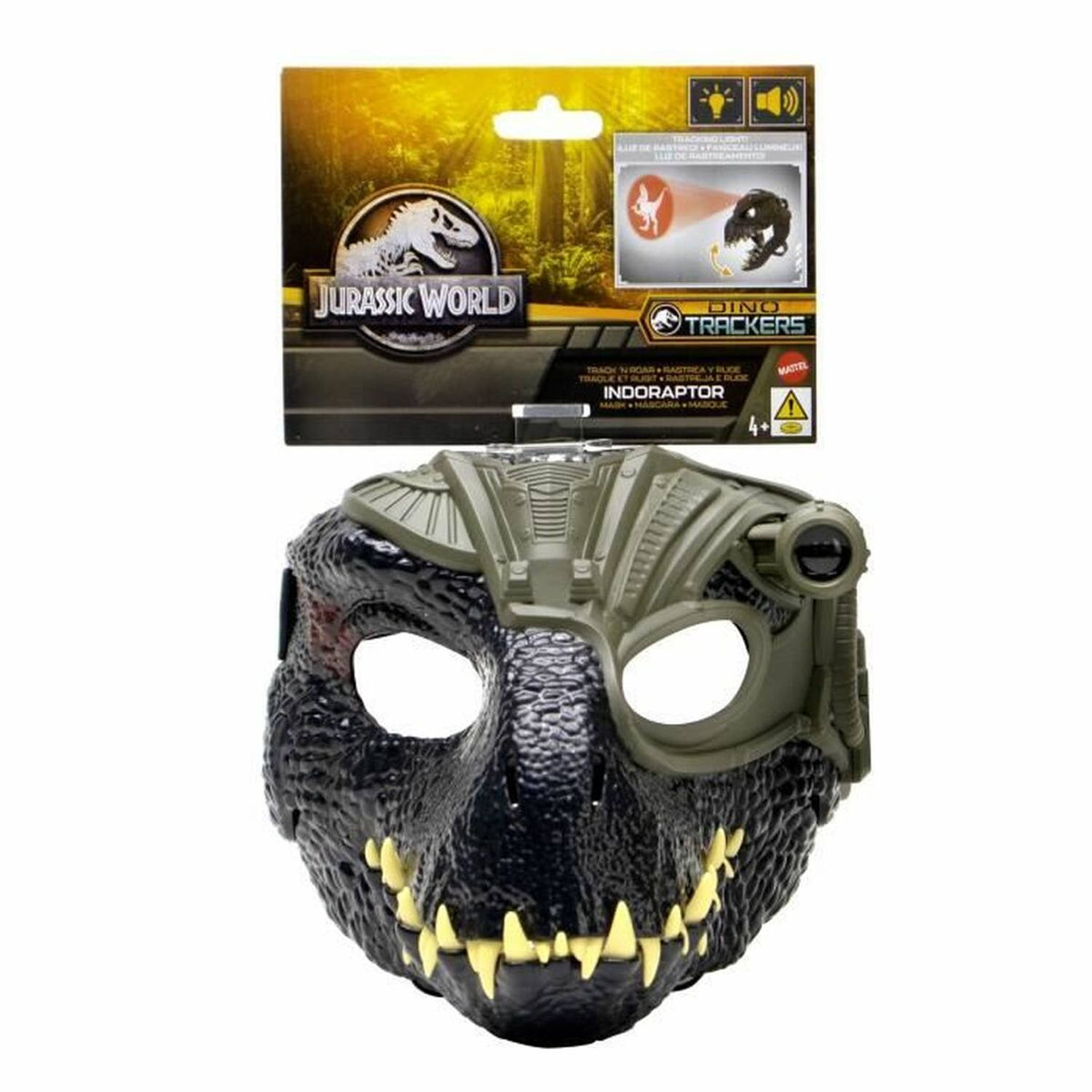 Jurassic World Opsporen en Brullen - Indoraptor Masker - Verkleedmasker