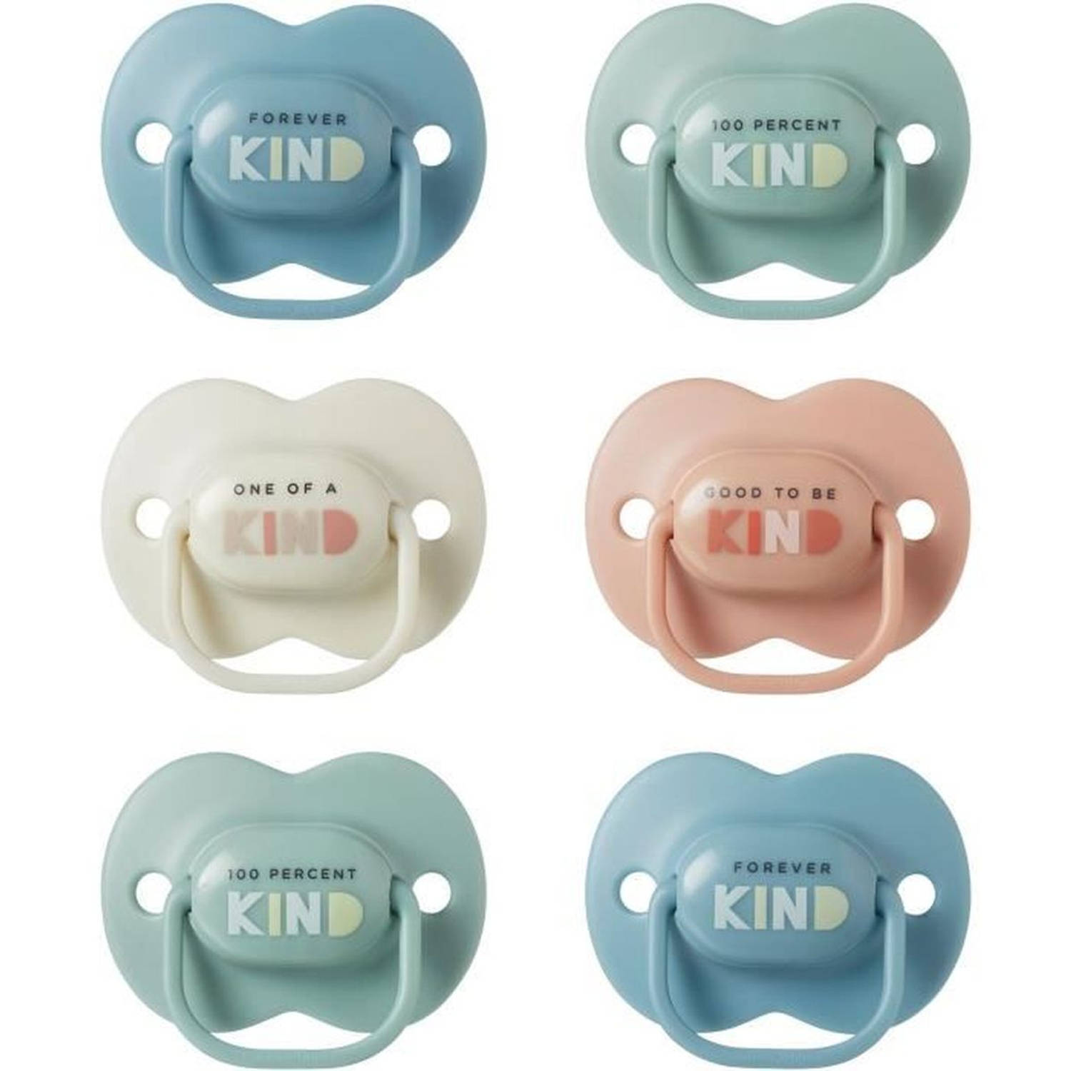 Fopspenen - TOMMEE TIPPEE - 6-18 maanden - Set van 6 - Symmetrische orthodontische vorm, BPA-vrije siliconen