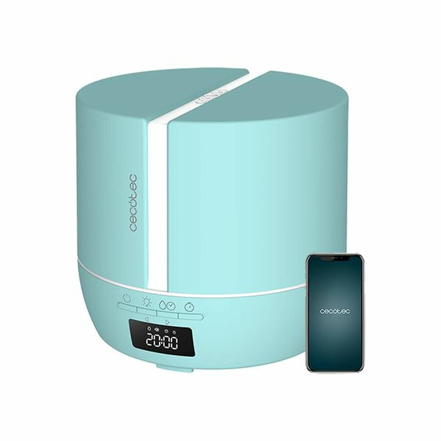 Luchtbevochtiger PureAroma 550 Connected Sky Cecotec PureAroma 550 Connected Sky Blauw Plastic