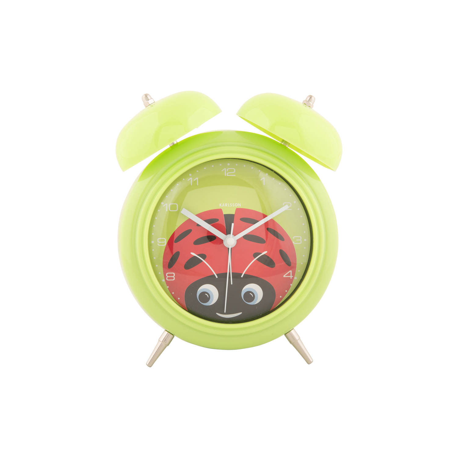 Karlsson - Wekker Peekaboo Ladybug - Groen