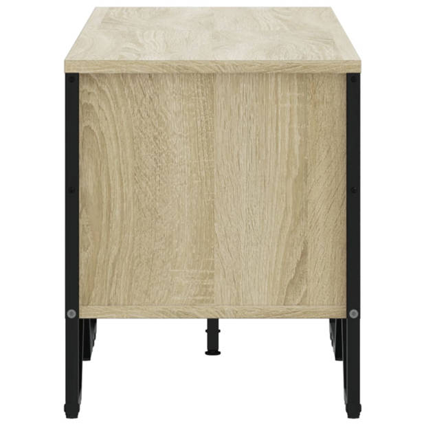 vidaXL Tv-meubel 122x34x41 cm bewerkt hout sonoma eikenkleurig