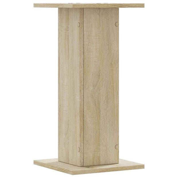 vidaXL Plantenstandaards 2 st 30x30x60 cm bewerkt hout sonoma eiken