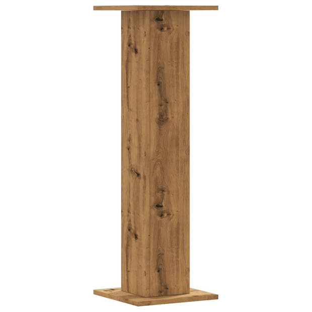 vidaXL Plantenstandaards 2 st 30x30x95 cm hout artisanaal eiken