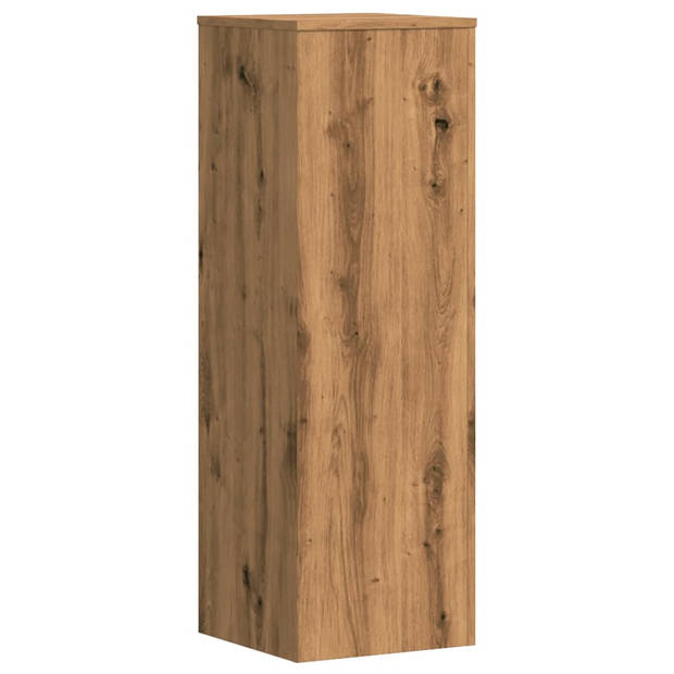 vidaXL Plantenstandaards 2 st 33x33x100 cm hout artisanaal eiken