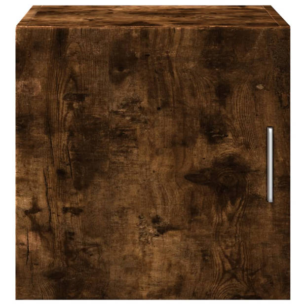 vidaXL Wandkast 40x42,5x40 cm bewerkt hout gerookt eikenkleurig