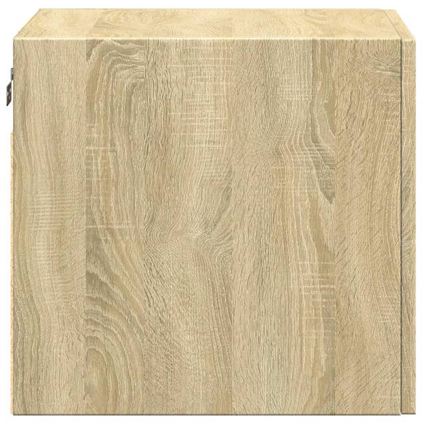 vidaXL Wandkast 40x42,5x40 cm bewerkt hout sonoma eikenkleurig