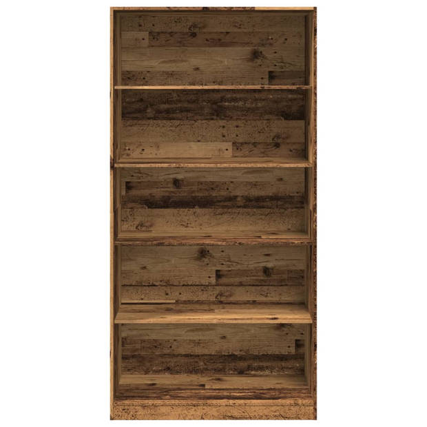 vidaXL Kledingkast 100x50x200 cm bewerkt hout oud hout