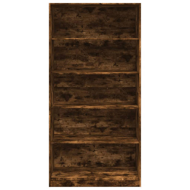 vidaXL Kledingkast 100x50x200 cm bewerkt hout gerookt eikenkleurig