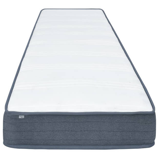 vidaXL Boxspringmatras 190x90x20 cm stof