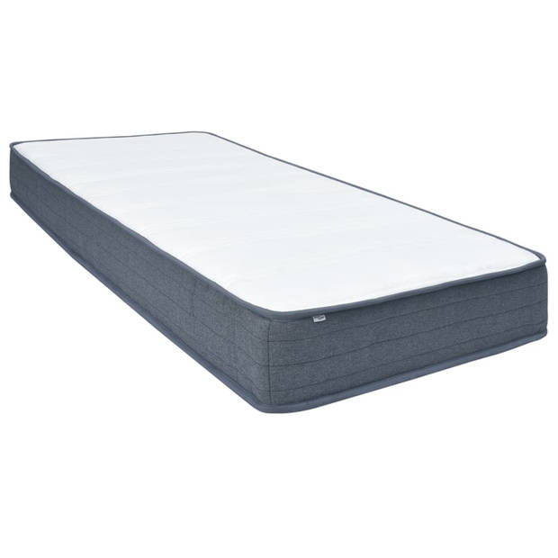 vidaXL Boxspringmatras 190x90x20 cm stof