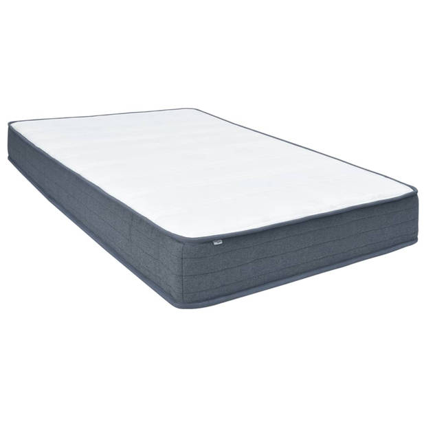 vidaXL Boxspringmatras 190x140x20 cm stof