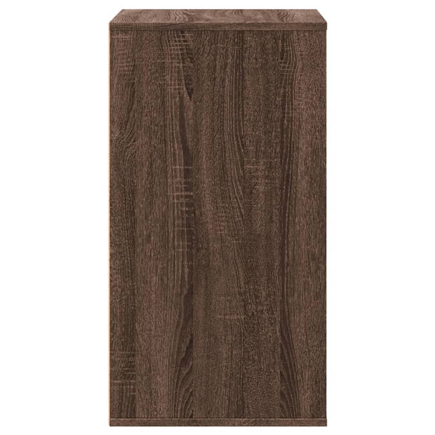 vidaXL Ladekast 60x41x76 cm bewerkt hout bruin eikenkleurig