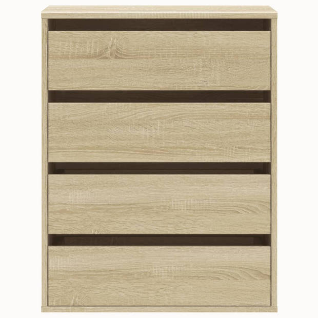 vidaXL Ladekast 60x41x76 cm bewerkt hout sonoma eikenkleurig