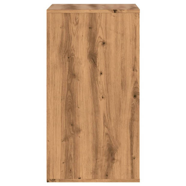 vidaXL Ladekast 60x41x76 cm bewerkt hout artisanaal eikenkleurig