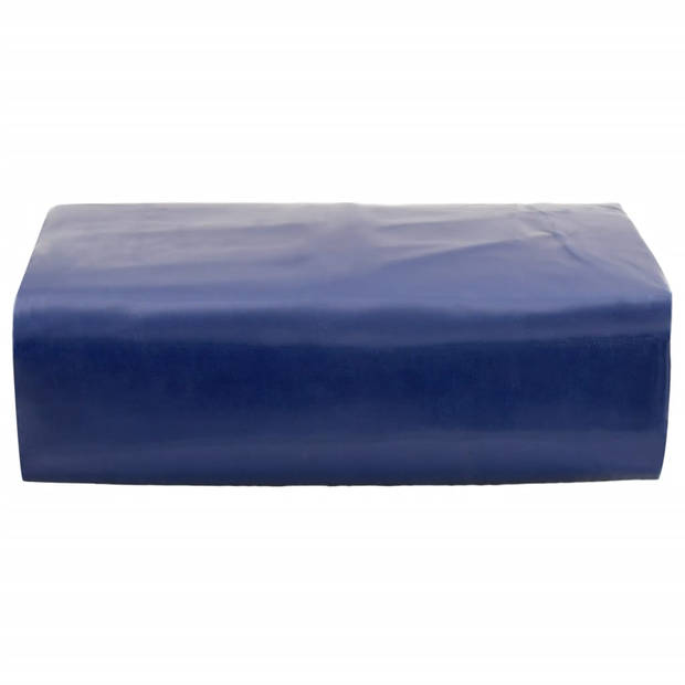 vidaXL Dekzeil 650 g/m² 1,5x6 m blauw