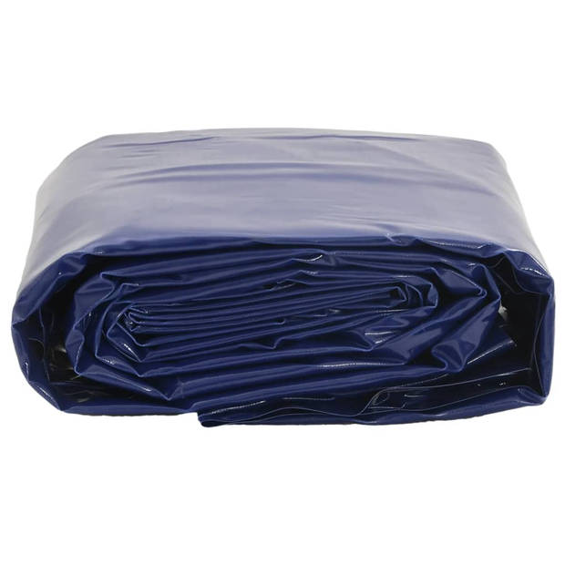 vidaXL Dekzeil 650 g/m² 4x5 m blauw