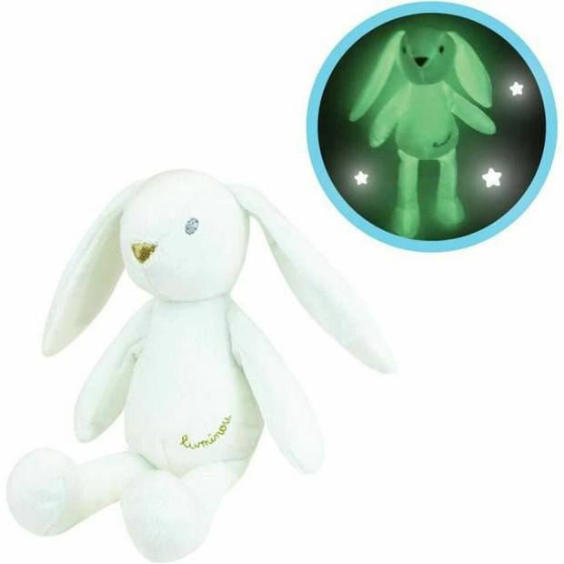 Knuffel Jemini Luminou White Rabbit 20 cm