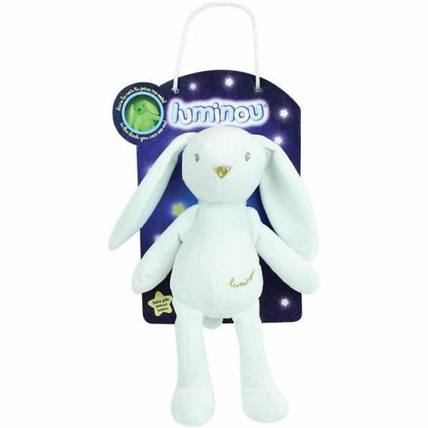 Knuffel Jemini Luminou White Rabbit 20 cm