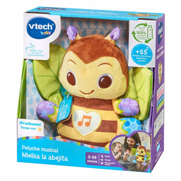 Knuffel met Geluid Vtech Mielisa Bij 22,5 x 11,6 x 24,1 cm