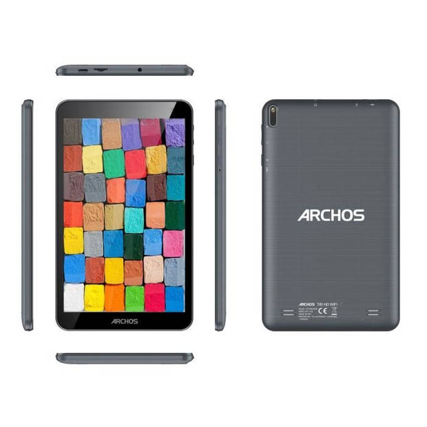 ARCHOS - T80 HD Wifi 3+64 - HD 8 scherm - Android 14 - 3GB RAM - 64 GB opslag - Zwart