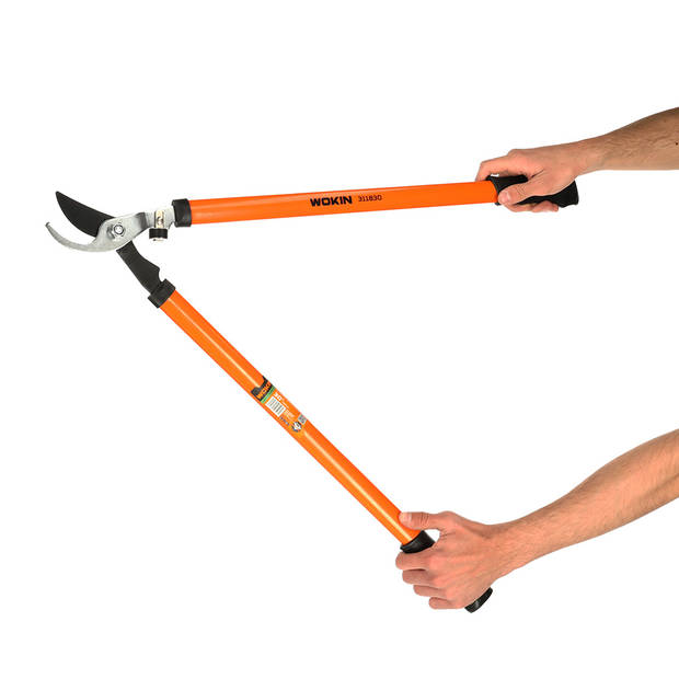 Wokin 311830 Takkenschaar Max Knipdiameter 42mm - Totale Lengte 75cm - Ergonomische Handgrepen - Oranje