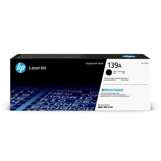 Originele HP 139A zwarte tonercartridge (W1390A) voor HP LaserJet Pro 3102 /3002 / 3102 / 3101 / 3102