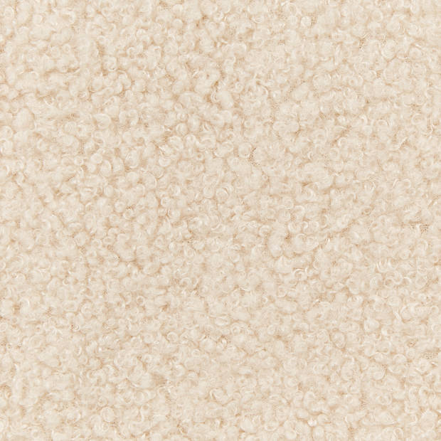 Beliani ALLISON - Eetkamerstoel-Beige-Bouclé